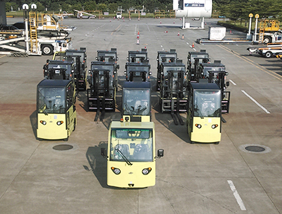 中國南方航空采購杭州叉車案例 中國南方航空采購杭州叉車案例